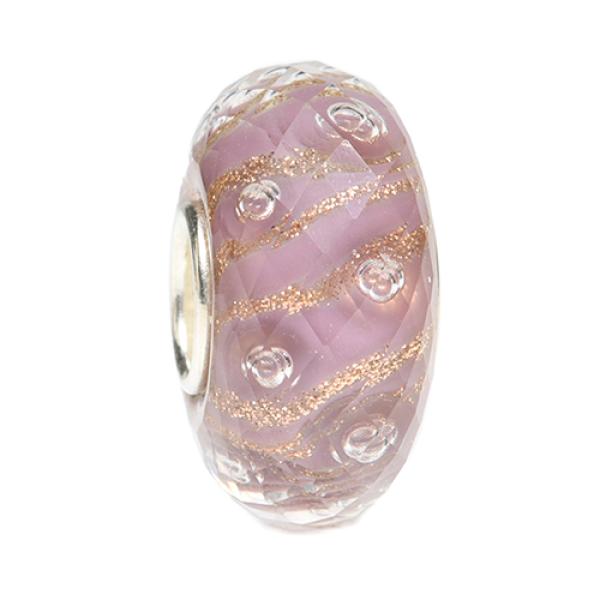 Golden Lavender Dewdrops Fragments - Ogerbeads Glass
